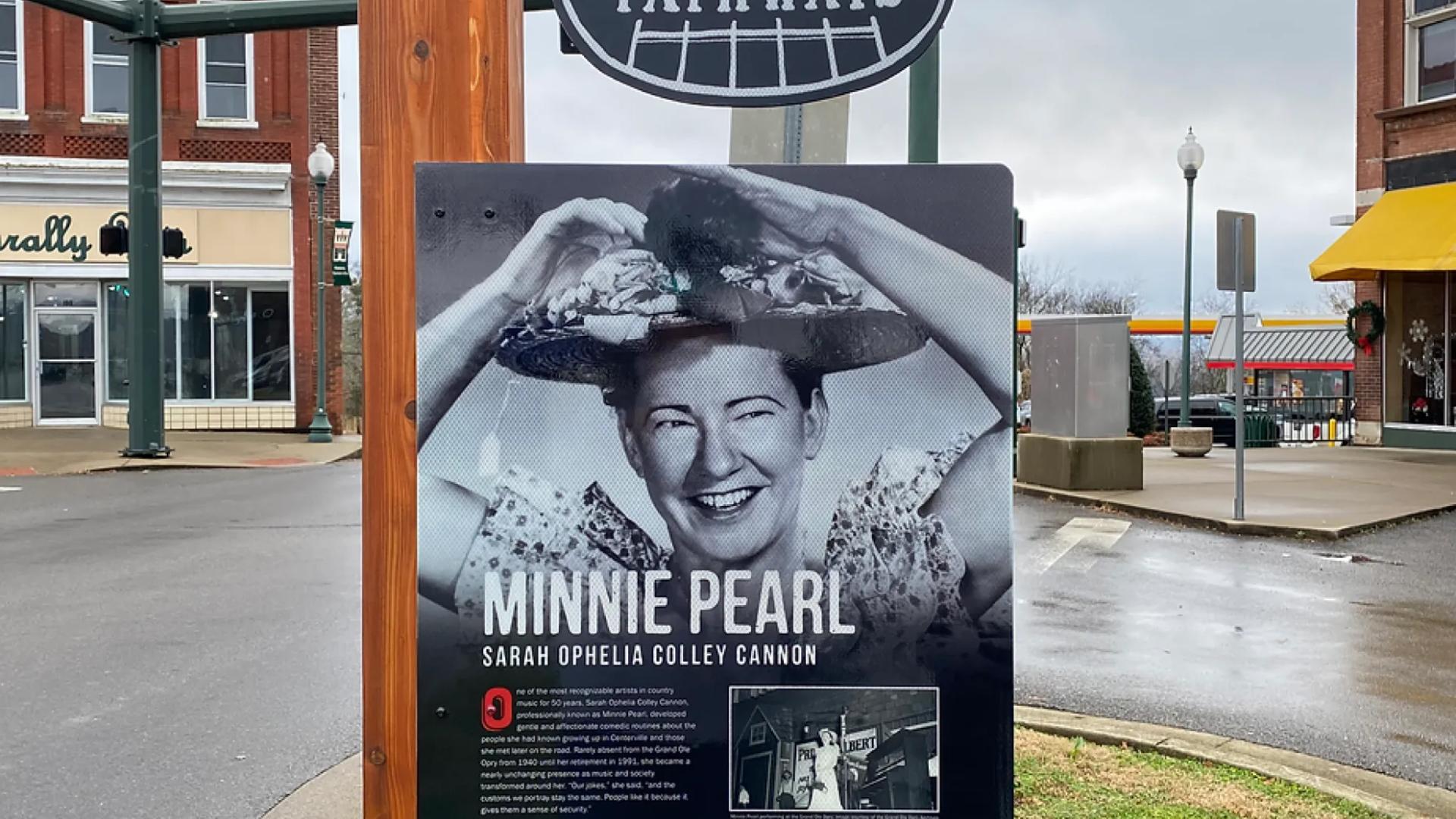 Sarah Ophelia (Minnie Pearl) Tennessee Music Pathways Marker