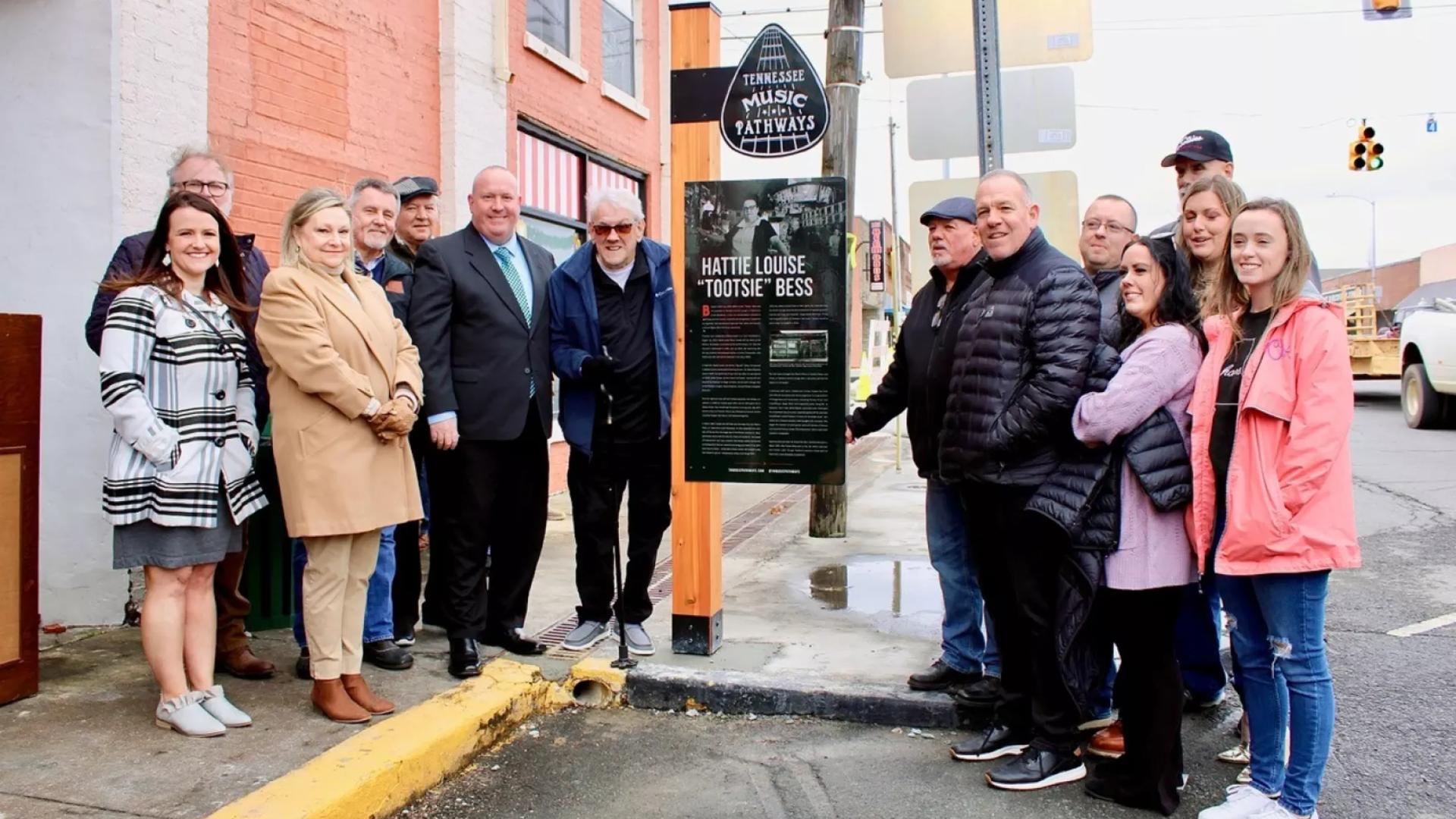 Hattie Louise "Tootsie" Bess Tennessee Music Pathways Marker