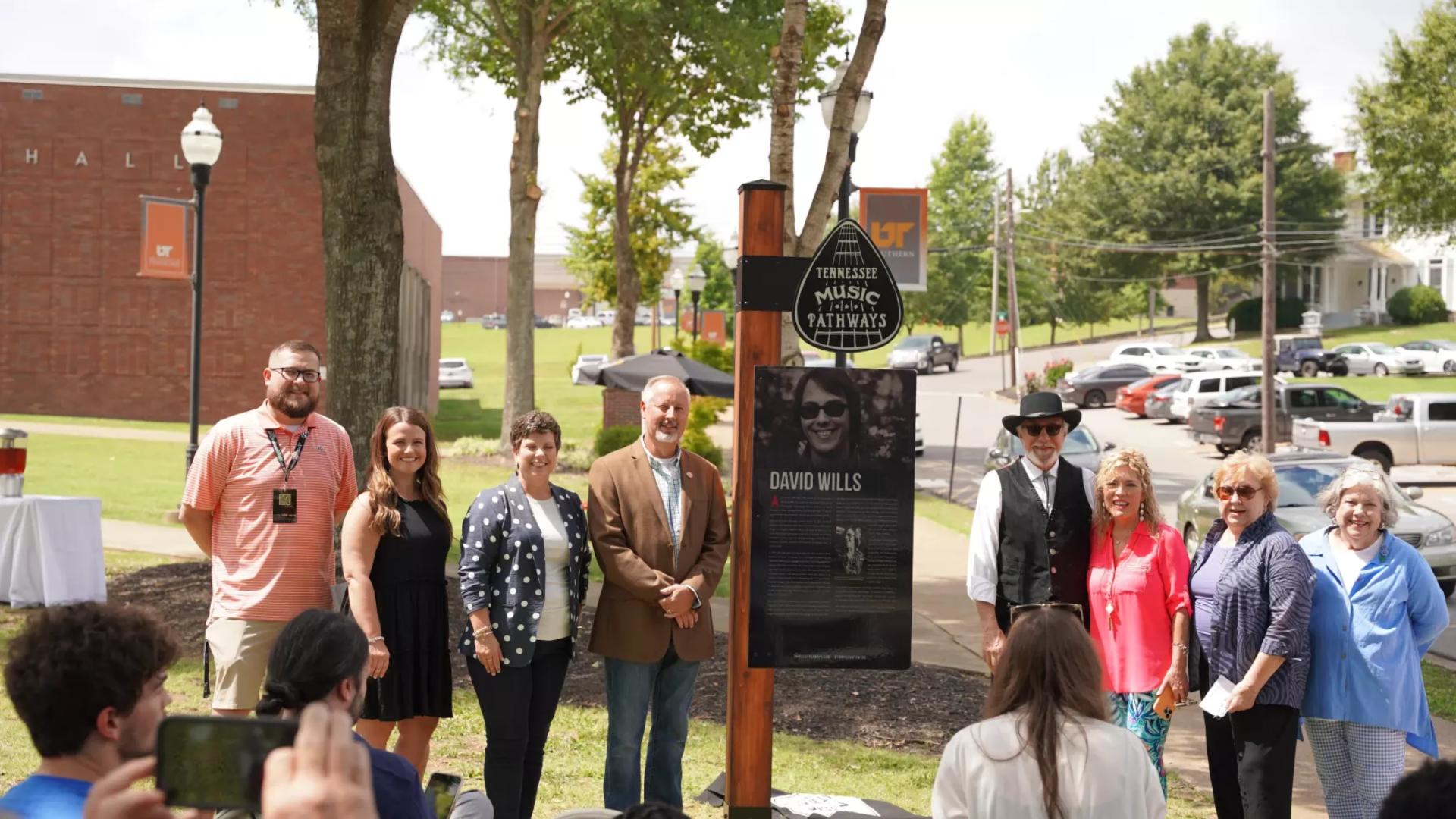 David Wills Tennessee Music Pathways Marker