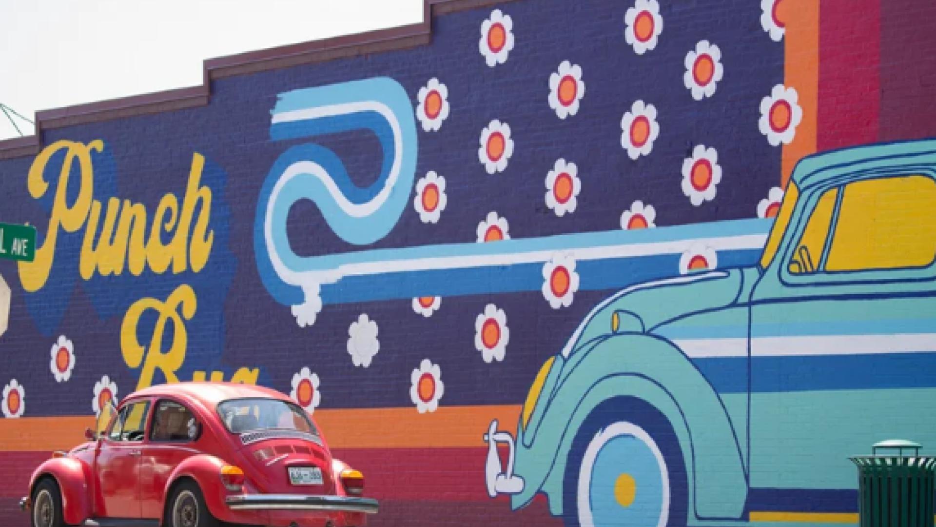 "Punch Bug" Mural